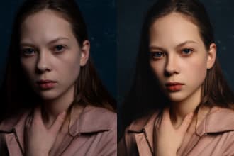 high end skin beauty, wedding and portrait photo retouching