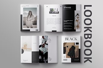 design fashion lookbook, catalog, sell sheets and line sheet