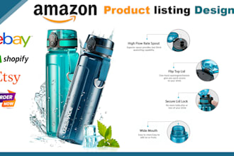 design amazon product image for listing