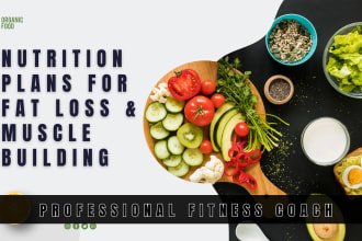 customise nutrition plans for fat loss and muscle building