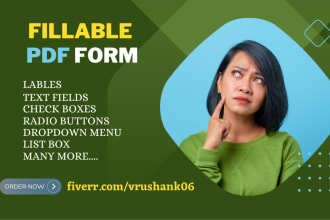 create fillable pdf form and design fillable pdf form