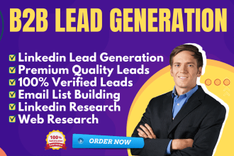 do highly targeted b2b linkedin lead generation for any industry