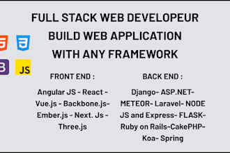 do any web app development and website design html css