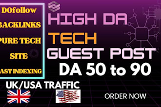 publish high da tech guest posting with powerful dofollow links