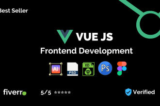 do vue js projects for you and fix vue js bugs