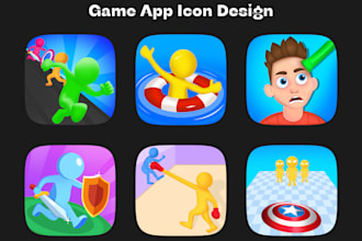 design game icon or app icon for mobile game