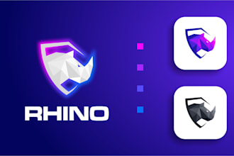 geometric colorful unique and modern logo