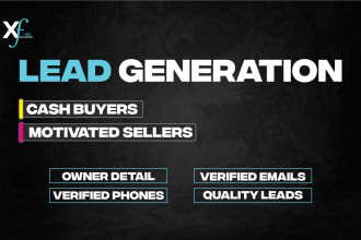 do real estate lead generation, motivated sellers, cash buyers with skip tracing