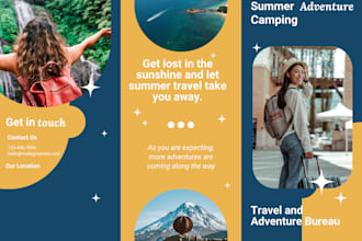 write content, create business brochure designs, business profile