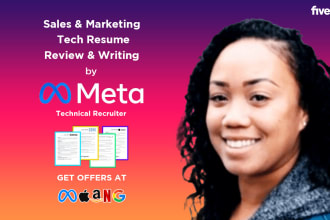 edit your sales marketing tech resume as a faang technical recruiter