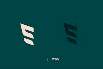 design a minimalist logo using geometry and golden ratio