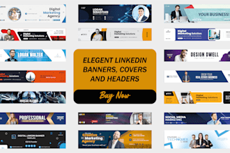 design professional linkedin banners facebook covers