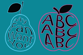 do any style font logo quickly