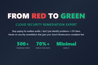 fix AWS azure gcp security vulnerabilities and compliance issues