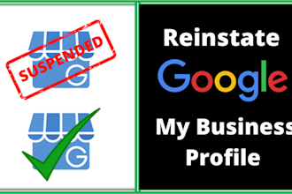 reinstate and fix suspended google my business profiles
