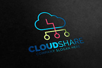 create a logo for computer, tech, software and internet within short time