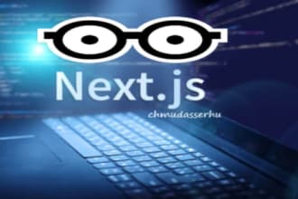 develop web application using reactjs, nextjs, nodejs and mongodb