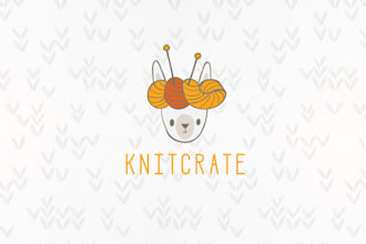 create logo design for apparel tailor knitting sewing brand
