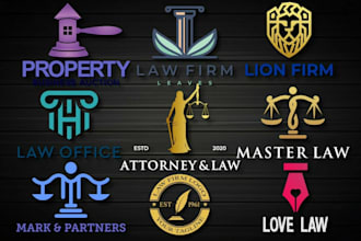 create a logo for consulting business financial law marketing company