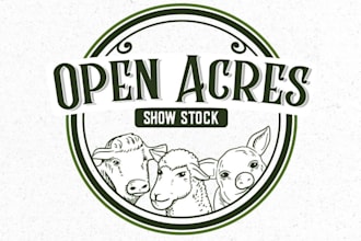 create lawn care, agriculture, green and landscaping logo
