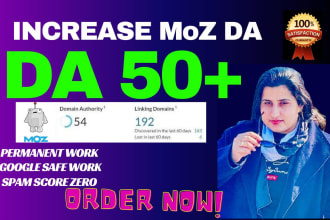 increase moz domain authority with high quality backlinks
