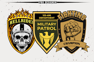 design military, tactical logo, skull, badge patch for you