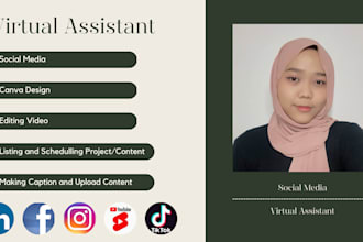 be your long term executive social media virtual assistant