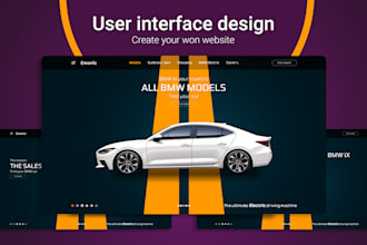 do web ui design, web ui ux, ui ux design, mobile app in figma