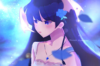 draw your character in my style