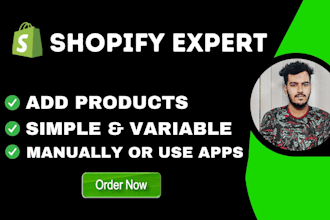 do shopify add products or shopify listing manually for your store