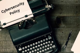 write a cybersecurity policy
