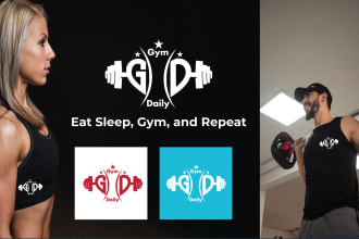 do outstanding  fitness, gym, health,  yoga and sports logo