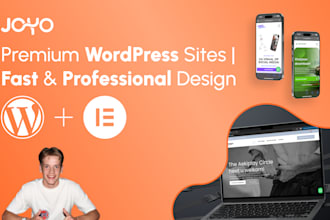 create a professional wordpress website with custom design