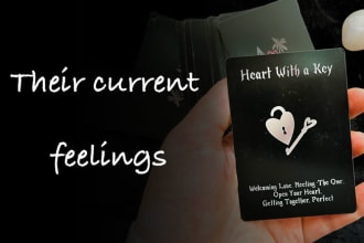 do tarot reading about his or her current feelings