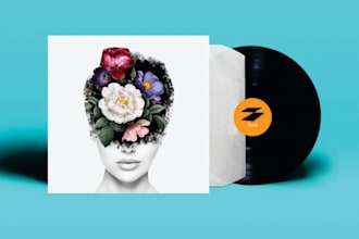do elegant album cover art single or cd cover design