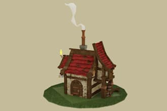 create a 3d model of an object or structure
