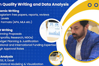 help write academic articles, grants and analyze data