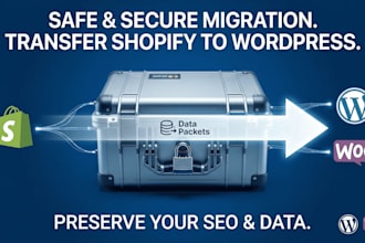 migrate shopify to wordpress or wordpress to shopify with zero data loss