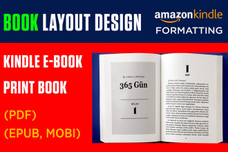 do book formatting, kindle ebook formatting, KDP paperback,layout des