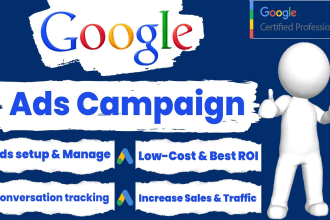 set up and manage gainful google ads adwords PPC campaign