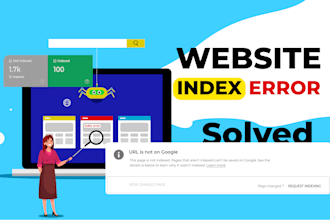fix index error, xml sitemap, and robots txt for your website