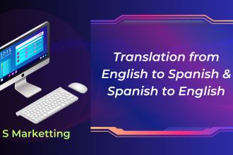 translate english to spanish and spanish to english