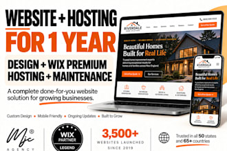 build your website with wix premium included yearly