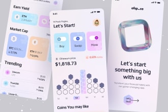 develop cryptocurrency app, crypto trading app, trading app, wallet, token app
