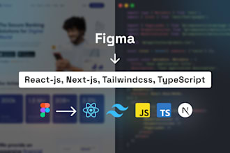 convert figma to react,nextjs, tailwindcss, typescript