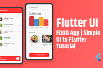 create a modern application page with flutter