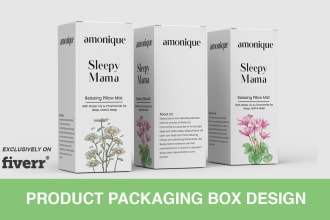 do product packaging box design and amazon product box packaging