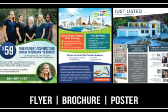 make attractive flyer and poster