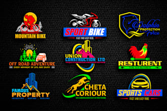 do 3 professional creative unique modern business 3d logo design