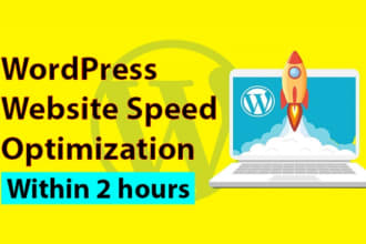 increase wordpress website speed optimization increase page speed